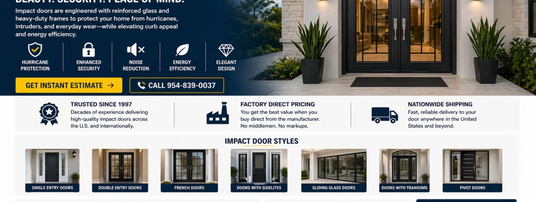 Impact Doors – Hurricane Protection, Security & Custom Door Styles