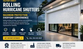 Rolling Hurricane Shutters – Maximum Protection, Security & Everyday Convenience