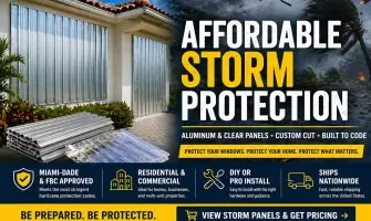 Hurricane Storm Panels – Affordable Impact Protection for Windows & Doors