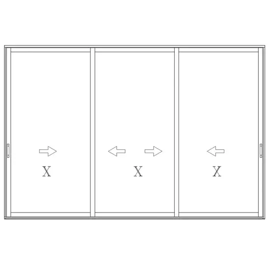 Sliding Impact Doors | Multi-Track XXX | Mr. Glass™ MG-1100