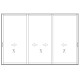 Sliding Impact Doors | Multi-Track XXX | Mr. Glass™ MG-1100