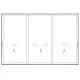 Sliding Impact Doors | Multi-Track XXX | Mr. Glass™ MG-1100
