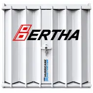 Accordion Hurricane Shutter | HV Bertha™ | Miami-Dade Approved | Custom Sizes