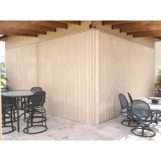 Accordion Hurricane Shutter | HV Bertha™ | Miami-Dade Approved | Custom Sizes