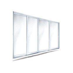 Sliding Impact Doors | 4-Panel OXXO | Mr. Glass MG-1000