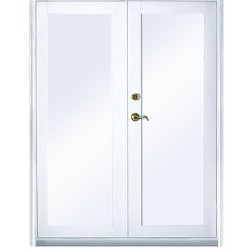 French Impact Doors XX (Full View) | CWS | Dual-Panel
