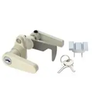 L Handle Accordion Shutter Lock | Hurricane Hardware