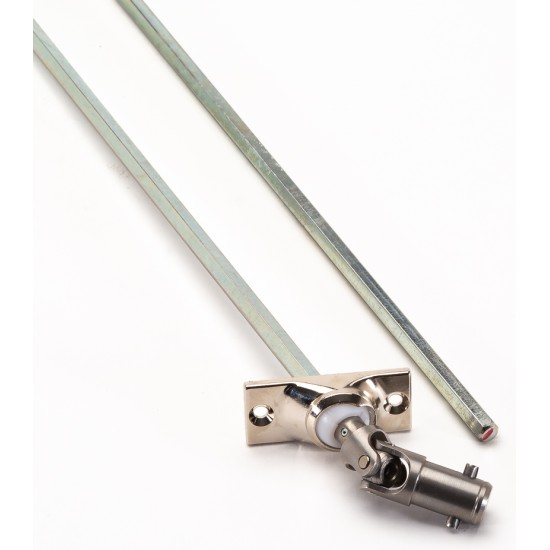 7MM Hex Shaft w/ SS Pivot 45° 2 Hole Universal