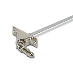 7MM Hex Shaft w/ SS Pivot 90° 2 Hole Universal