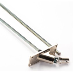 7MM Hex Shaft w/ SS Pivot 90° 4 Hole Universal