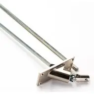 7MM Hex Shaft w/ SS Pivot 90° 4 Hole Universal