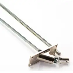 7MM Hex Shaft w/ SS Pivot 90° 4 Hole Universal