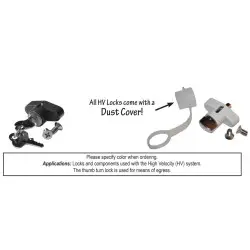 Accordion Shutter Lock | HV Bertha | Hurricane Hardware