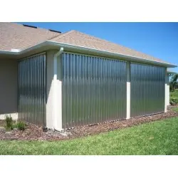 Hurricane Storm Panels | Aluminum 2" Profile | Custom Cut